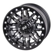 4/156 Tusk Teton Beadlock Wheel 15x7 5.0 + 2.0 Gun Metal/Black for Kawasaki Mule Pro-Fxt 1000 Platinum Ranch Edition 2024-2025
