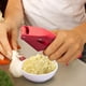 thumbnail image 5 of Xihbxyly Prensa de Ajo, Balancín Ergonómico de Acero Inoxidable, Cortador de Ajo Fácil de Limpiar, Picador Versátil para Salsas y Aderezos, Esencial de Cocina para Cocineros Caseros, Idea de Regalo P, 5 of 6