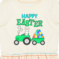 thumbnail image 4 of Inktastic Happy Easter Bunny and Tractor Girls Toddler Dress, 4 of 5