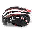 thumbnail image 3 of Equipo de ciclismo Mountain Bike Casco de motociclismo con luz de fondo Visera magnética desmontable Protector UV para hombres, mujeres, 3 of 7