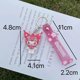 thumbnail image 1 of Juego de llaveros de la serie Sakura de Sanrio, colgante de Hello Kitty, Cinnamoroll, Kuromi, accesorio de Anime, bolsa, llavero de coche, regalo para niños Fivean unisex, 1 of 2