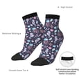 thumbnail image 6 of Fuzoiu Watercolor Marine Animals Print Adult Socks, Crew Moisture-wicking Socks, Unisex Cushion Crew Socks,Casual Sports Ankle Socks, 6 of 7