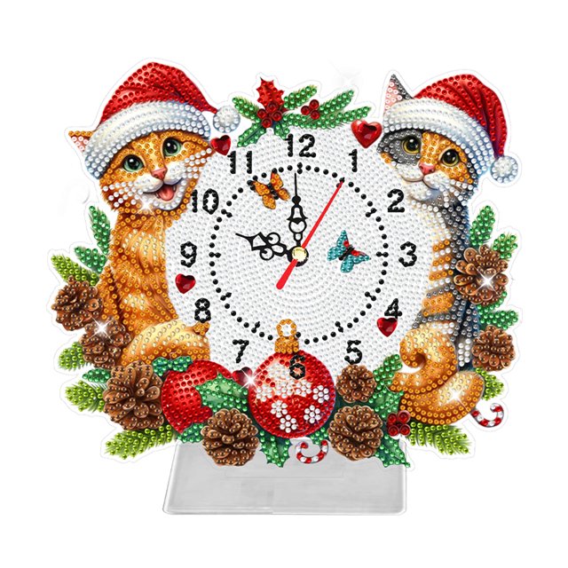 Reloj Adornos Colgantes Artesanía Acrílico Forma Especial Navidad Cardenal La Sala Estar