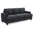 thumbnail image 3 of Glory Furniture Sandridge Microsuede Sofa in Black, 3 of 6