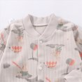 thumbnail image 5 of Gibobby Infant Newborn Baby Girls Clothes Soft Rompers 3 6 9 12 18 24Months 2T Long Sleeve Onesie Sleepwear Infant Baby Fall Winter Clothes(9-12 Months,Light Gray), 5 of 7