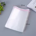 thumbnail image 2 of 100 Uds Bolsa de Polietileno Resellable Bolsas de Plástico Opp Autoadhesivas para Guardar Letras / Joyas / Piezas Pequeñas 22x34cm shamjiam Bolsas de celofán transparentes, 2 of 8