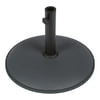 Sturdy Cement Umbrella Base by Home & Comfort, Gray, 44lbs