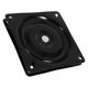 thumbnail image 3 of Square Shape Table Chair Swivel Universal Chassis for Display Stand Providing Sturdy Bearing in Black 1Pcs, 3 of 5