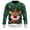 Green, variant on Mens Sweaters Christmas Funny Reindeer Print Long Sleeve Crewneck Pullover Sweaters Holiday Winter Warm Cozy Xmas Gifts Christmas Sweaters