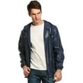 thumbnail image 3 of COOFANDY Mens Rain Jacket Packable Rain Jacket Lightweight Waterproof Raincoat with Hood Outdoor Rain Gear Travel Hiking Cycling, 3 of 13
