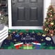 thumbnail image 5 of pstuiky Felpudo navideño para exteriores - Felpudo navideño para puerta de entrada - Felpudo navideño de bienvenida para exteriores - Felpudo navideño para puerta de entrada (40,6 x 60,9 cm), 5 of 7