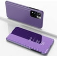 thumbnail image 6 of for Xiaomi Redmi Note 11 4G Makeup Mirror Phone Case Support Wireless Charging,Luxury Clear View Smart Display Case Phone Cover for Xiaomi Redmi Note 11 4G/Redmi Note 11S 4G QH Purple, 6 of 10