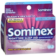 Sominex Original Formula Tablets, 72 ea