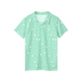 thumbnail image 5 of Grblisyd Polo Shirts for Boys Button Down Shirt Short Sleeve Uniform Shirt Solid Back to School Tops, 5 of 6