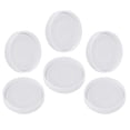 thumbnail image 7 of OUNONA 6-Piece Round Silicone Mold Set in White, Flexible Non-Stick Mold for Resin, Epoxy, and Craft Projects, 7 of 7