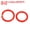 Red, variant on Uxcell 0.8" OD 0.6" ID Loose Leaf Rings Binder Ring Plastic for Book DIY Scrapbook Notebook, White 50 Pack