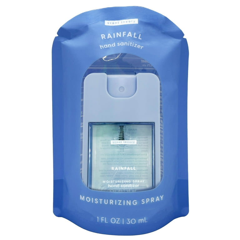 Scent Theory Hand Sanitizer Spray, Rainfall, 1 fl oz