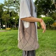 thumbnail image 2 of Kukuzhu Girls Hobo Bag Mesh Diamond Shoulder Handbags Kawaii Y2K Shopper Tote Bag, 2 of 7
