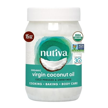 Nutiva, Organic Coconut Oil, 15 Fl Oz ( Pack of 2 )