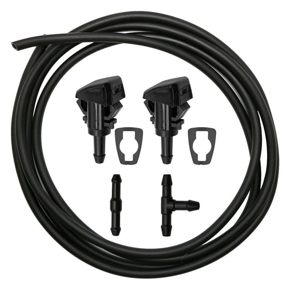 Anxingo 2pcs Washer Nozzle 78.7In/2M Windshield Washer Hose with Connector Gaskets Kit Replace 4805742AB, 5113049AA, 5160308AA, 5303833AA Replacement for Chrysler Dodge Jeep Ram