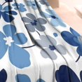 thumbnail image 3 of Blue Pioneer Flower Blanket,Comfortable Soft Flannel Throw Blanket,All Season,Warm Lightweight Blankets for Sofa Bed Couch Living Room Chair,60"x80"(150x200cm), 3 of 4