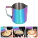 thumbnail image 5 of Taza Para Espumar, Jarra Para Espumar Boca Puntiaguda De Acero Inoxidable 304 Para Cafetería Para Leche Para El Hogar Para Agua Fyydes Descripción de la referencia, 5 of 5