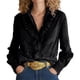 thumbnail image 2 of Uootdi Plus Size Sequin Tops for Women Sparkly Glitter Bow Crewneck Long Sleeve Shirts Evening Party Night Top Going Out Pullover Gift, 2 of 6