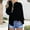 Black, variant on Holzkary Sweaters for Women Fleece Flannel Fluffy Fuzzy Crewneck Side Slit Solid Color Long Sleeve Base Top Jumpers Chunky Knit Jumpers Winter Warm Fleece Fuzzy Tops Ladies Sweaters Red Xl