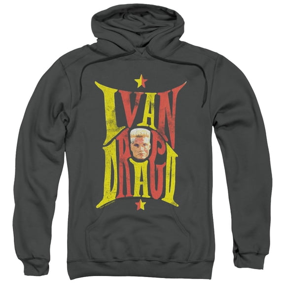 Rocky Iv Ivan Adult Pullover Hoodie Sweatshirt Charcoal