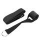 thumbnail image 3 of Cinturón de estiramiento para practicar Yoga con hebilla, equipo de asistencia elástica para Fitness, correas elásticas antijorobadas, color negro, 3 of 8