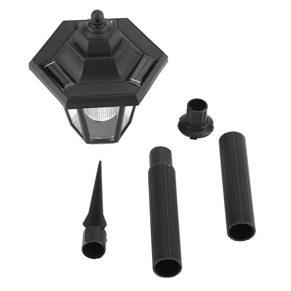 Bright LED Solar Lamp For Gardens  Pathways, Weatherproof, Easy Install, 6,9 Hours Of Light