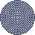 thumbnail image 1 of Ahgly Company Indoor Round Patterned Night Blue Area Rugs, 7' Round, 1 of 6