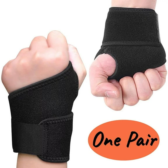 Wrist Support Brace Adjustable Wrist Strap Reversible Wrist Brace for Sports Protecting