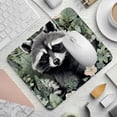 thumbnail image 2 of Raccoon Gaming Mousepad Square, 8.3x9.8 Inch Non-Slip Rubber Bottom Printed Mouse Mat for Office and Gaming, 2 of 6