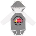 thumbnail image 3 of Inktastic My Nana Loves Me Valentine Boys or Girls Long Sleeve Baby Bodysuit, 3 of 5