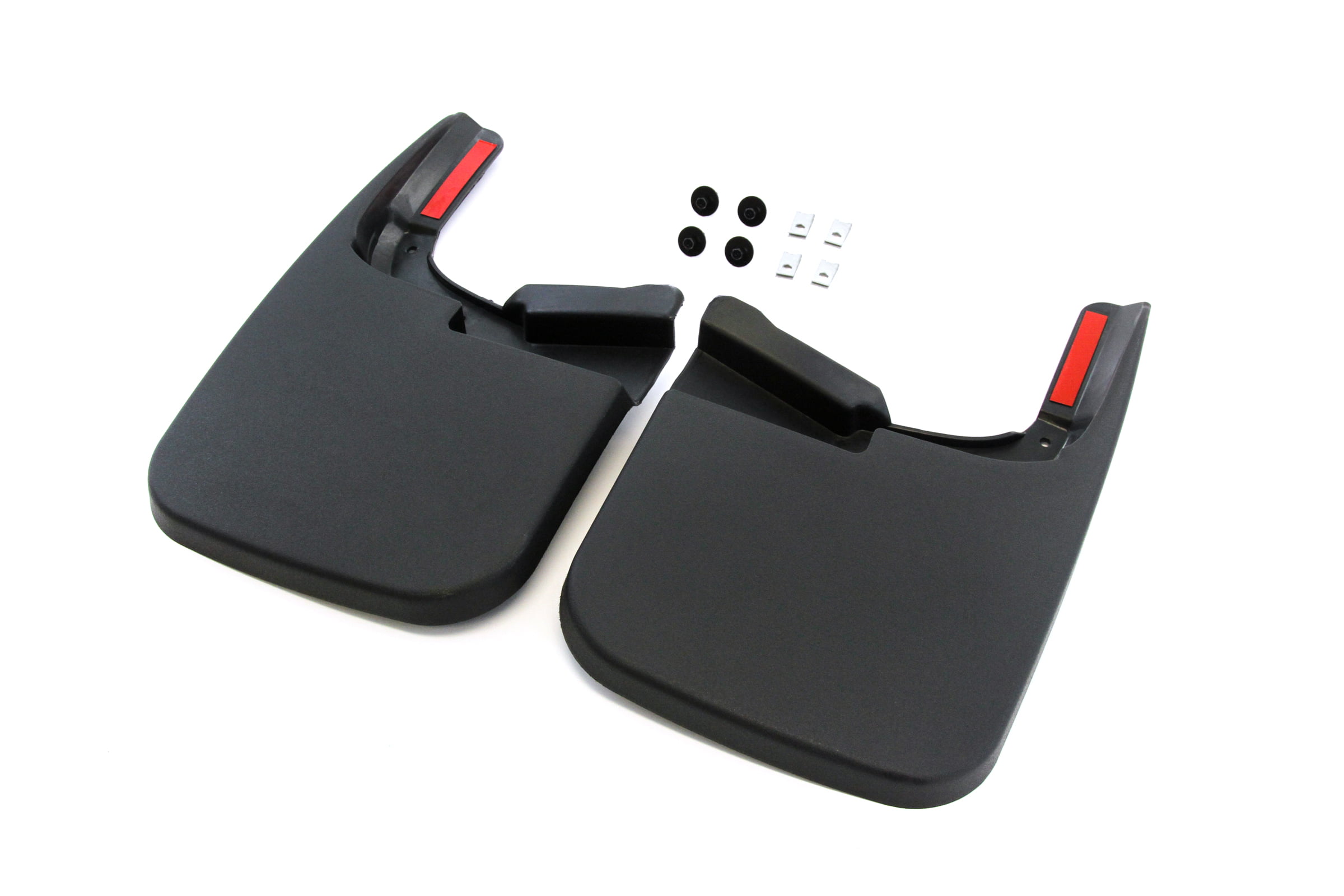 Red Hound Auto 2004-2014 Compatible with Ford F150 Mud Flaps Guards Splash Front Molded 2pc Set Without Fender Flares