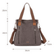 thumbnail image 4 of Bolso Multifuncional De Lona De Gran Capacidad Lab.G, Café oscuro, 4 of 5