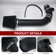 thumbnail image 4 of AJP Distributors Cold Air Intake CAI Induction System Black Aluminum Pipe + Filter Compatible/Replacement For BMW E36 3-Series 325i 328i M3 I6 1992 1993 1994 1995 1996 1997 1998 92 93 94 95 96 97 98, 4 of 7