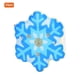 thumbnail image 3 of 25 uds., broche luminoso LED con tema navideño de Año Nuevo, insignia, recuerdos de fiesta, decoración DIY, copo de nieve azul, 3 of 5