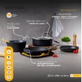thumbnail image 3 of Batería de Cocina 6 Piezas Vasconia Urban de Aluminio - Negro, 3 of 15