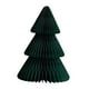 thumbnail image 2 of Figura decorativa de árbol de Navidad de papel, estatua de árbol de Navidad, decoración navideña para la chimenea. Verde 15 cm, 2 of 9