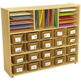 thumbnail image 2 of Childcraft ABC Furnishings Storage Unit, 3 Shelves, Cubbies With Inserts, 20 Baskets, 48 x 13 x 40 Inches, 2 of 2