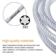 thumbnail image 3 of Kit de suspensión de luces de cadena, cable de acero inoxidable revestido de 20 m para decoraciones de patio y jardín, resistente con tensores ajustables, fácil instalación Kit de suspensión de luces, 3 of 5