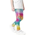 thumbnail image 1 of Odeerbi 3-8 Años Niñas Tie-Dye Leggings Mallas Elásticas Pantalones de Verano Cintura Alta Panty Suave, 1 of 4