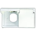 thumbnail image 3 of JR Products 47505 White Duplex Weatherproof RV Outlet Cover, 3 of 3