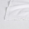 thumbnail image 6 of BNM Chevron Zig-Zag Cotton Blanket, California King, White, 6 of 13