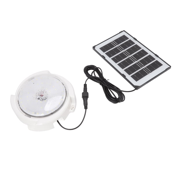 Luz solar de techo Lámpara solar Luz solar de granero 65W Luz solar de techo interior 60 Cuentas de lámpara Lámpara de techo con paneles solares Lámpara de te ANGGREK Cocina, Decoración y Otros
