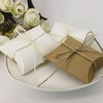 thumbnail image 4 of 50Pcs Kraft Paper Candy Boxes Pillow Shape Gift Holder Party Paper Container with Hemp Rope for Home(White), 4 of 9