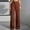 d408_Coffee, variant on Wide Leg Pants for Women Elastic High Waisted Corduroy Pants with Pockets Trandy Casual Straight Leg Pants, S-3XL