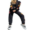 thumbnail image 2 of Women Tracksuit Set Zipper Up Hoodies + Jogger Pants 2Pcs Outfit Sets, 2 of 6